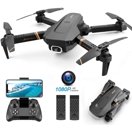 4DRC V4 Foldable Drone with 1080p HD Camera for Adults and Kids, Quadcopter with Wide Angle FPV Live Video, Trajectory Flight, App Control,Optical Flow, Altitude Hold and 2 Modular Batteries